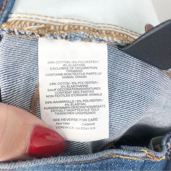 MADEWELL | Cali Demi Boot Jeans Distressed Raw Hem Button Fly Women’s Size 27 - Picture 13 of 13